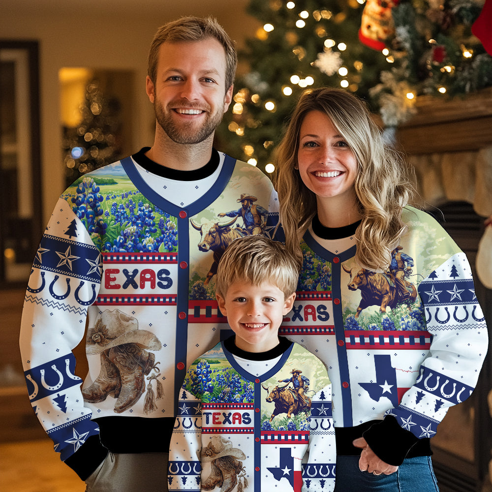 Festive Texas Ugly Christmas Sweater