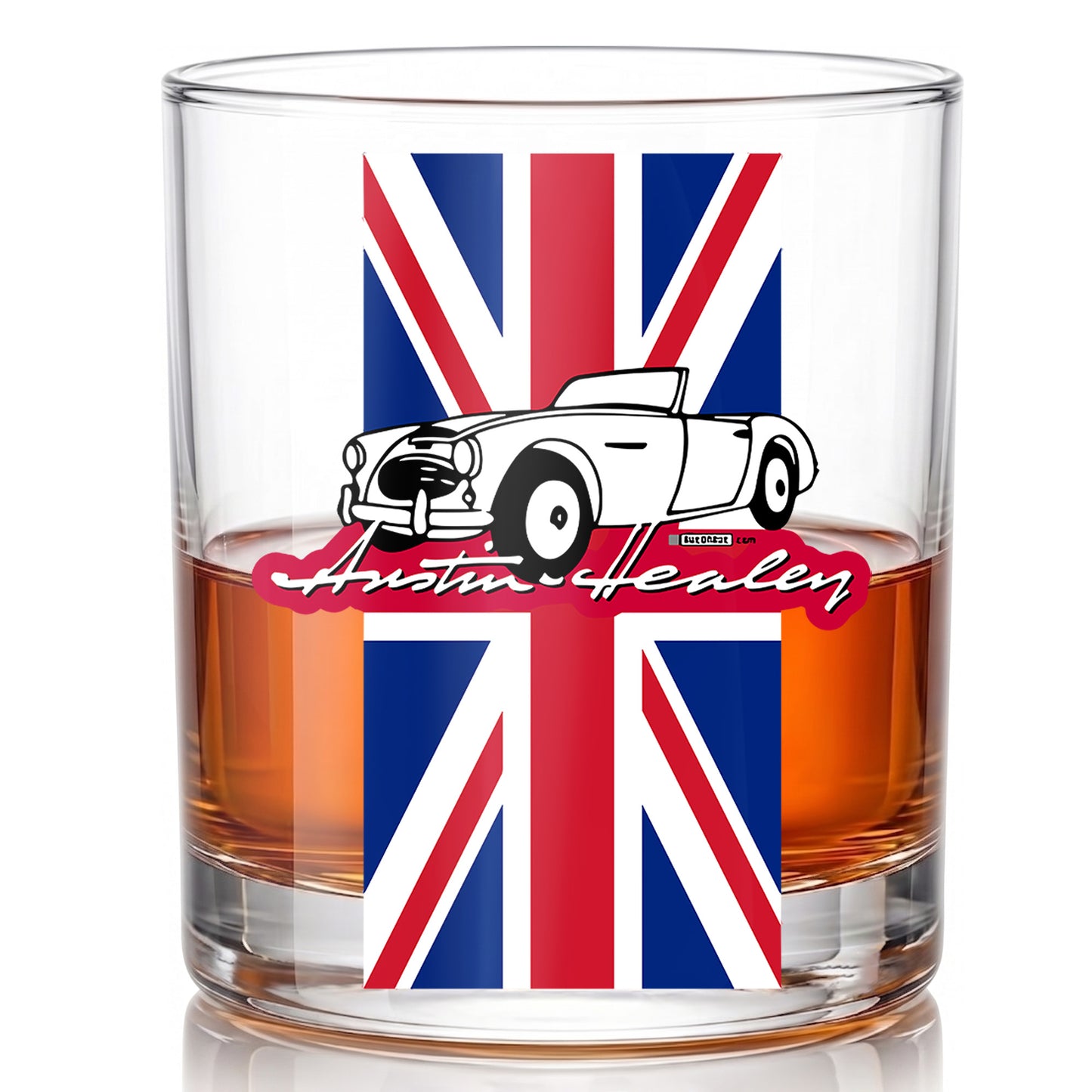 Austin-Healey Whiskey Glass - Custom British Classic Car Gift