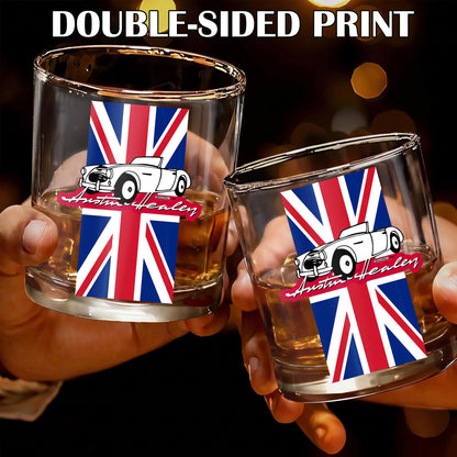 Austin-Healey Whiskey Glass - Custom British Classic Car Gift