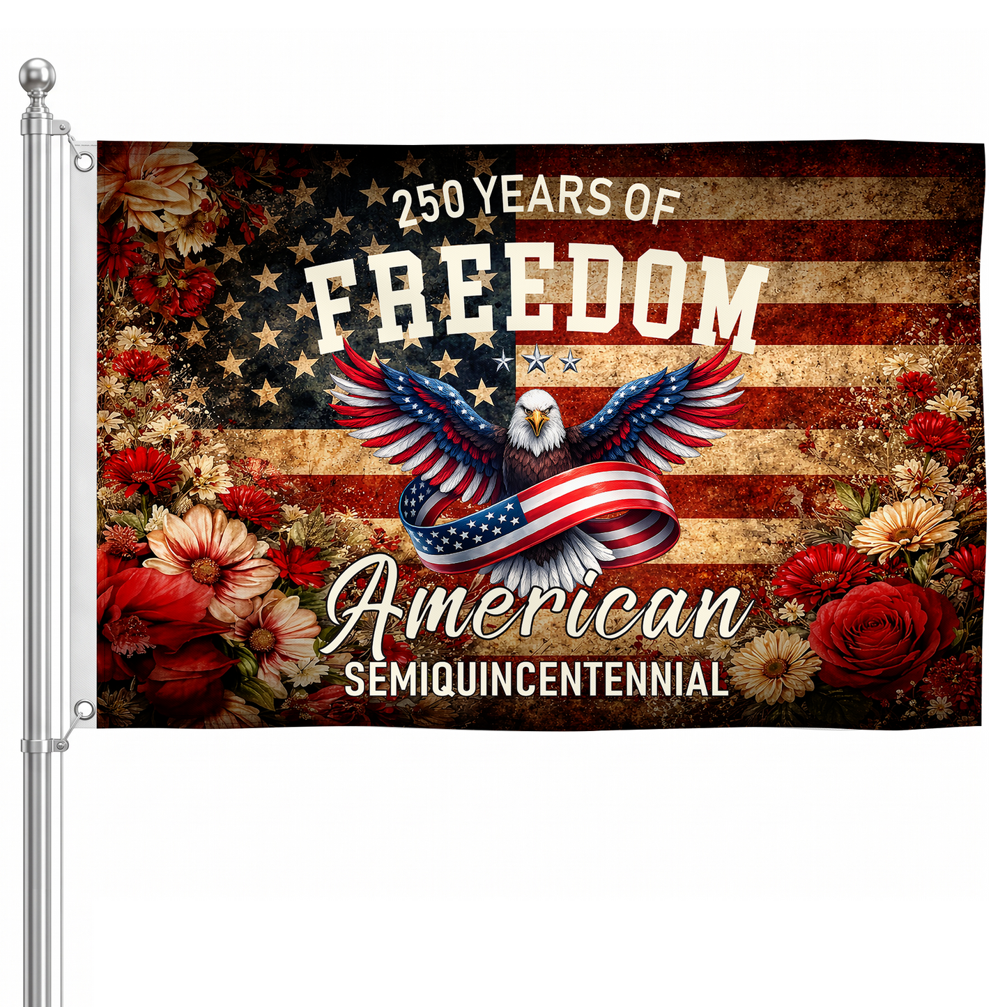 250 Years of Freedom Flag | American Semiquincentennial Patriotic Flags