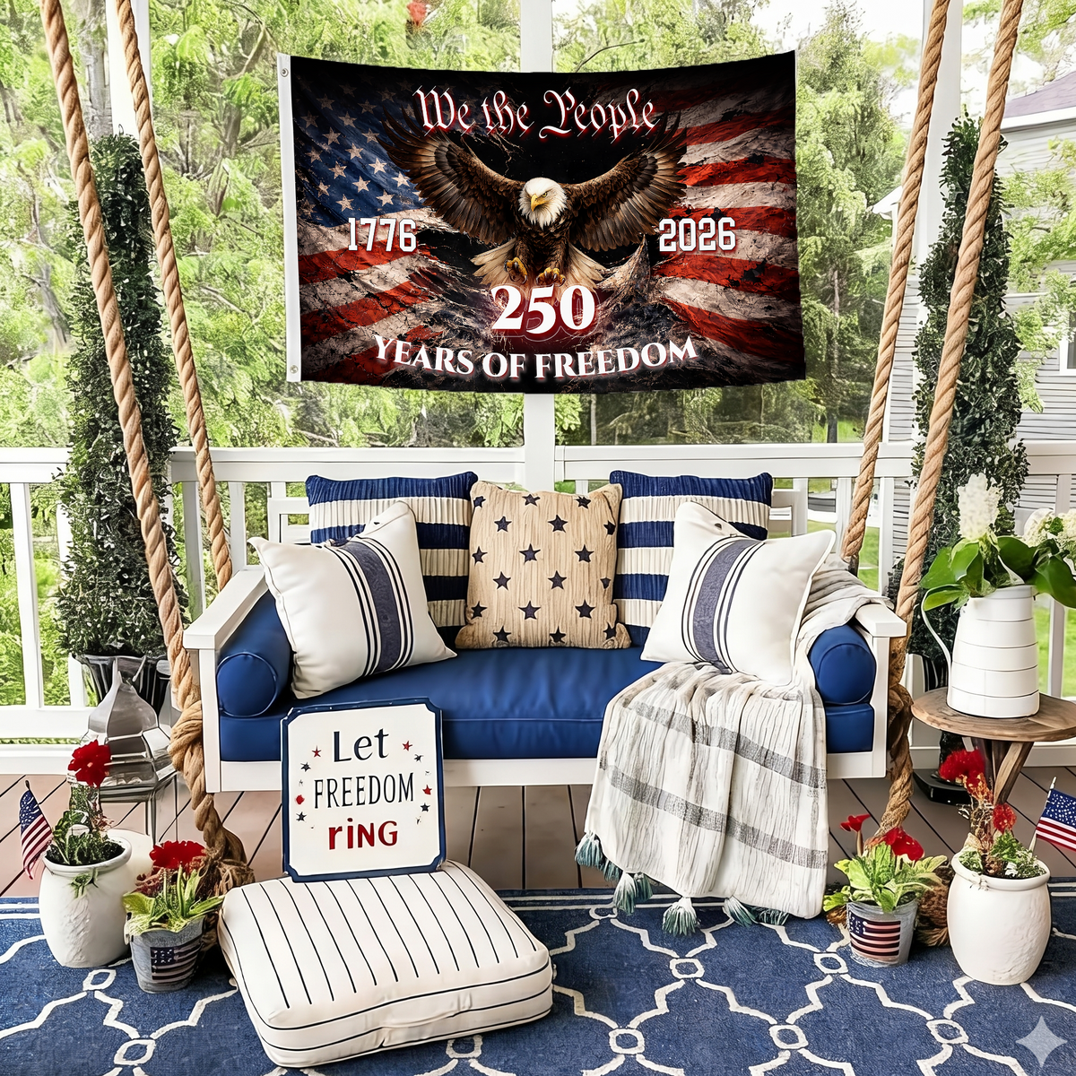 We The People Flag | 250 Years of Freedom Eagle Flags