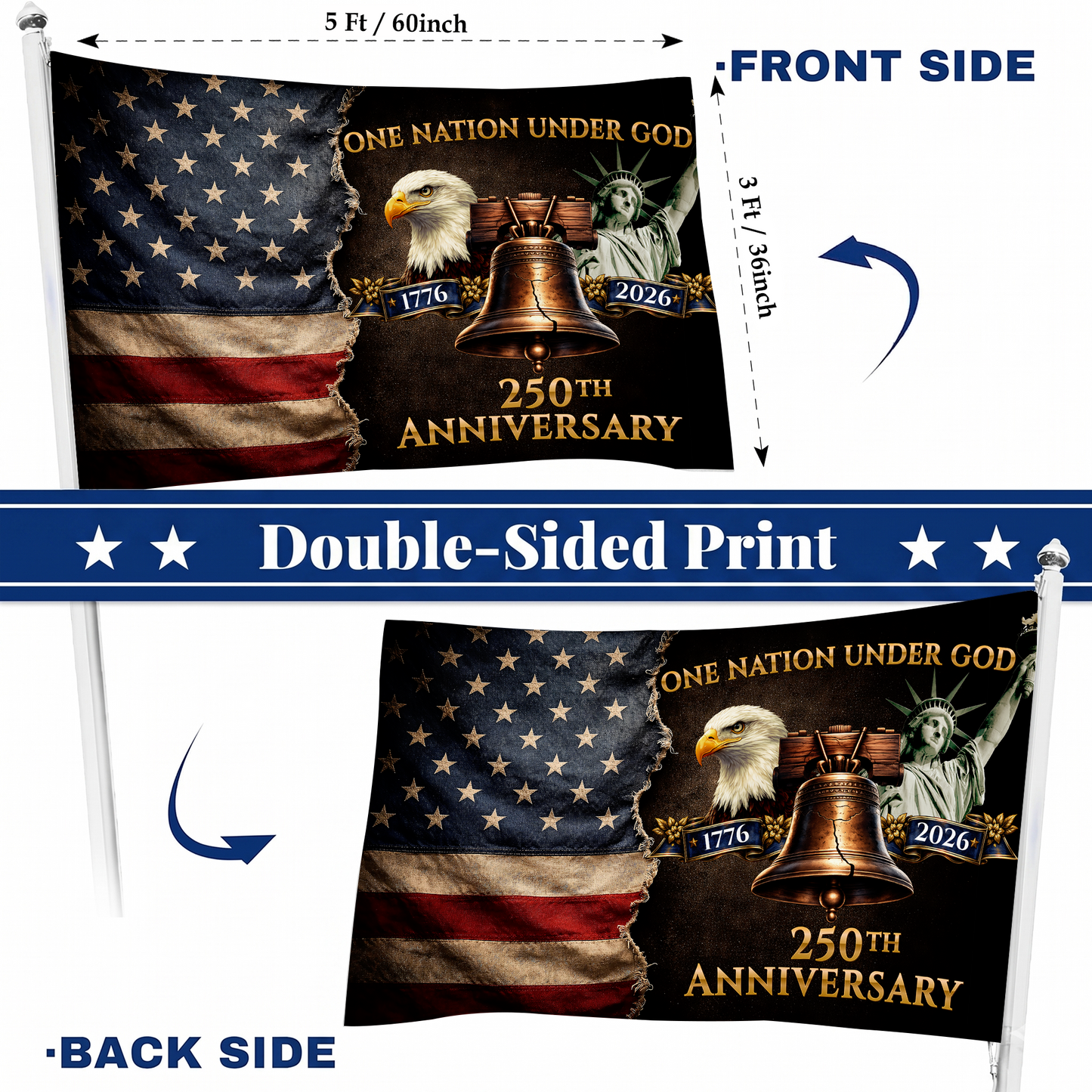 America 250th Anniversary Flag | 1776-2026 Freedom Flags