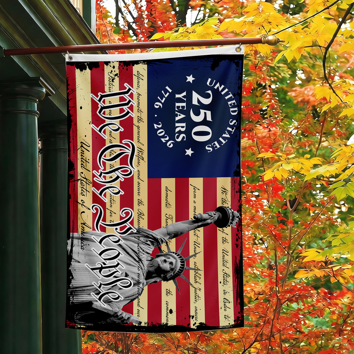 United States 250 Years Flag 1776-2026 | We The People Patriotic Banner