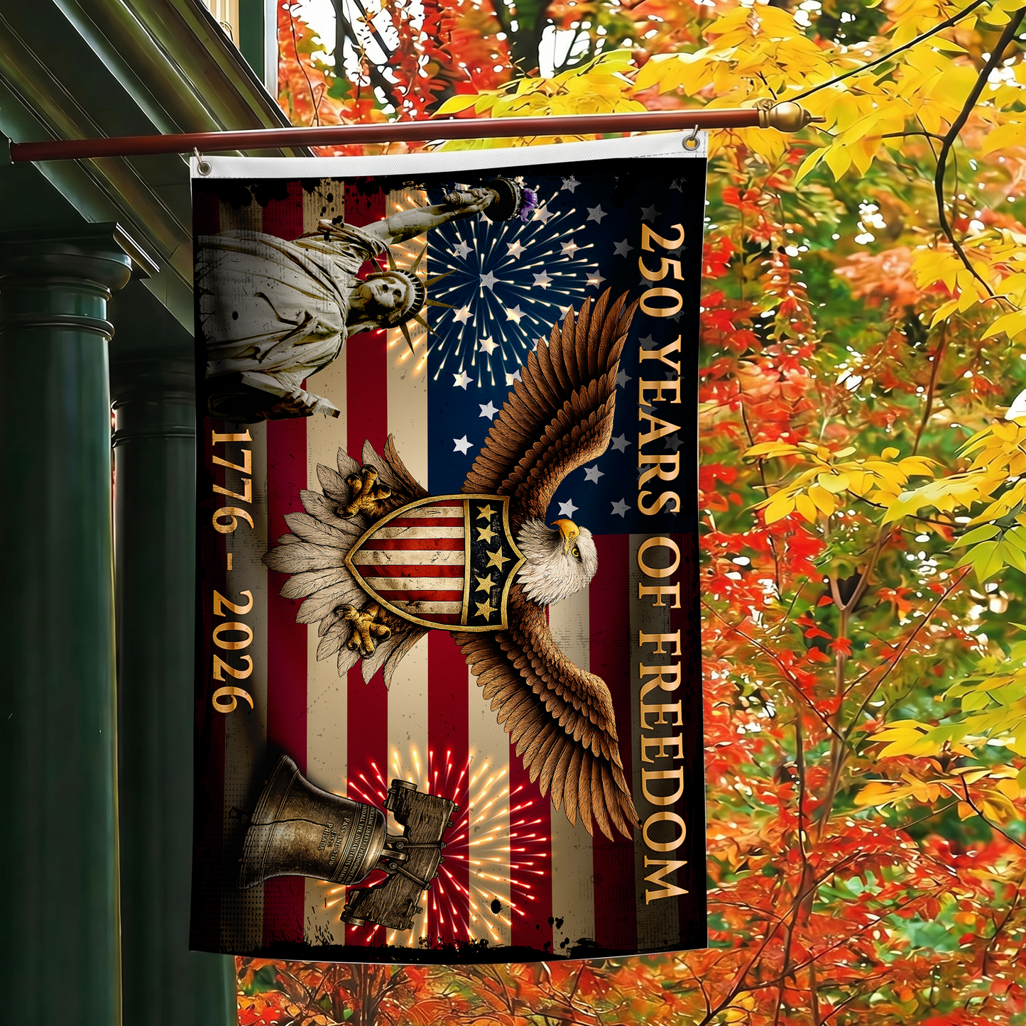 250 Years of Freedom Flag | 1776-2026 Eagle & Liberty Bell Flags