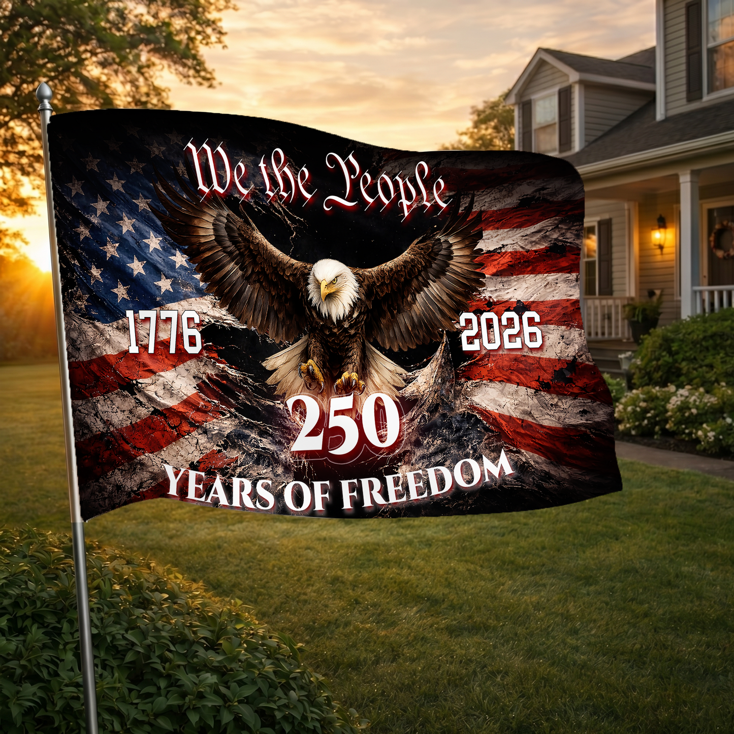 We The People Flag | 250 Years of Freedom Eagle Flags
