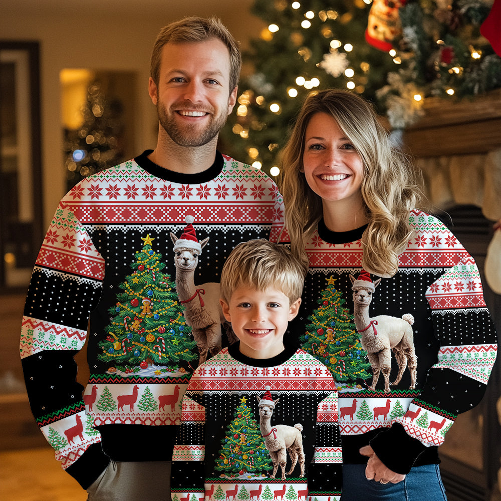 Cute Alpaca Ugly Christmas Sweater