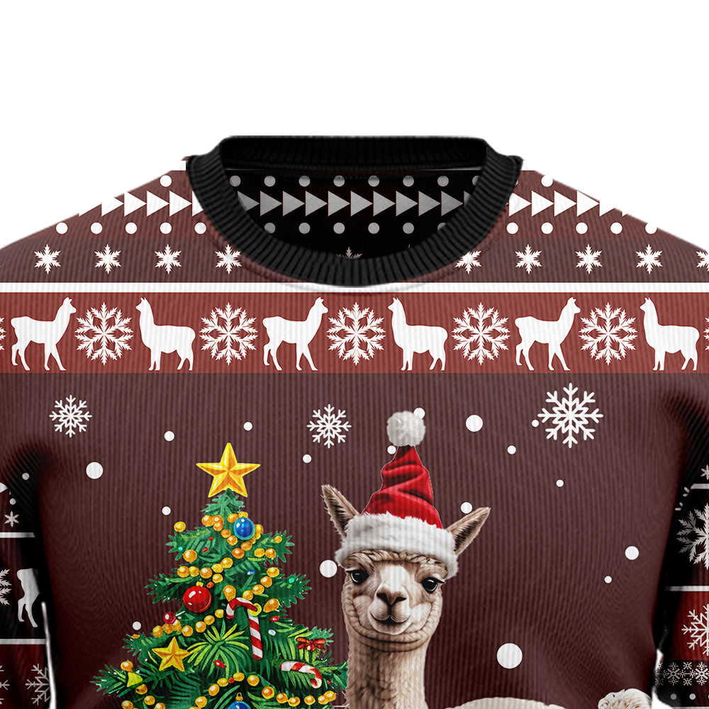 Christmas Alpaca Ugly Christmas Sweater