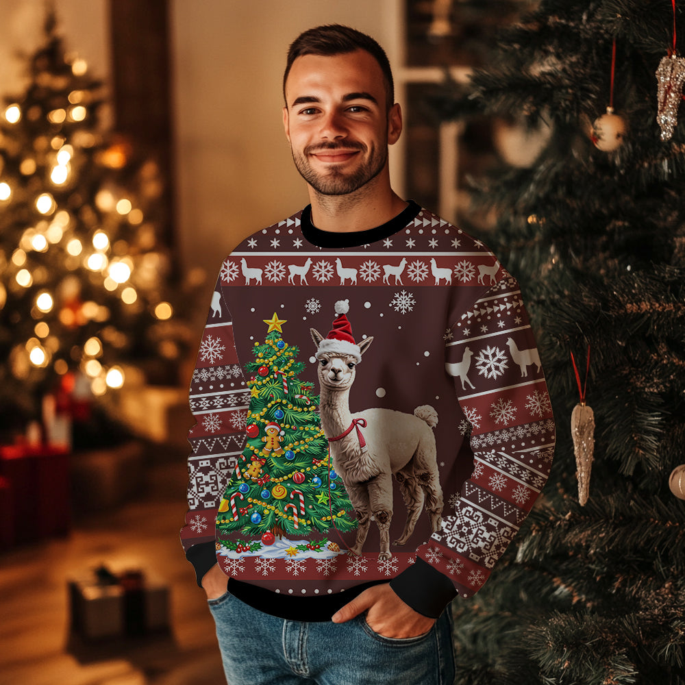 Christmas Alpaca Ugly Christmas Sweater