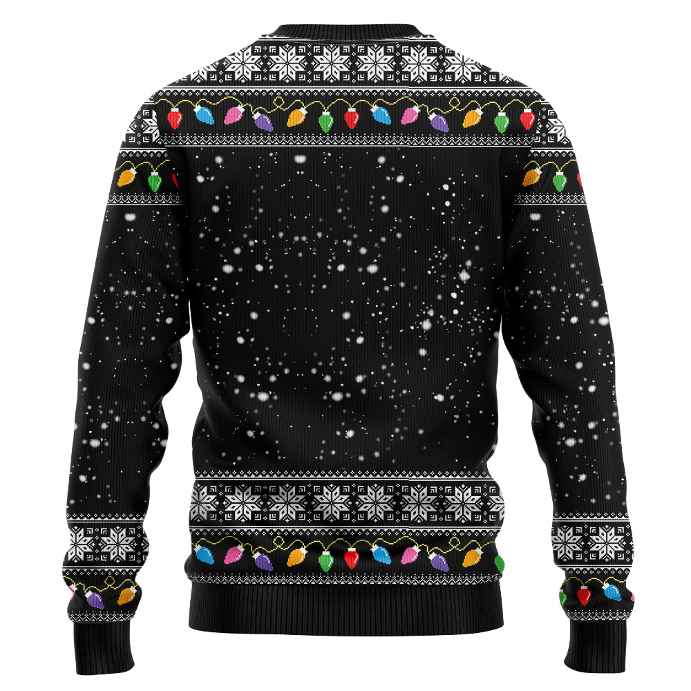 Astronaut Riding T-Rex Ugly Christmas Sweater