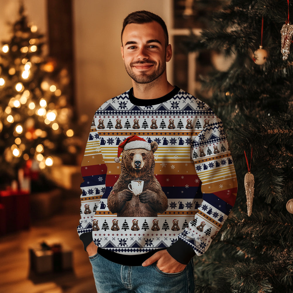 Cozy Bear Ugly Christmas Sweater