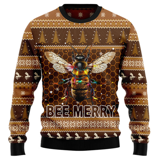 Bee Merry Ugly Christmas Sweater