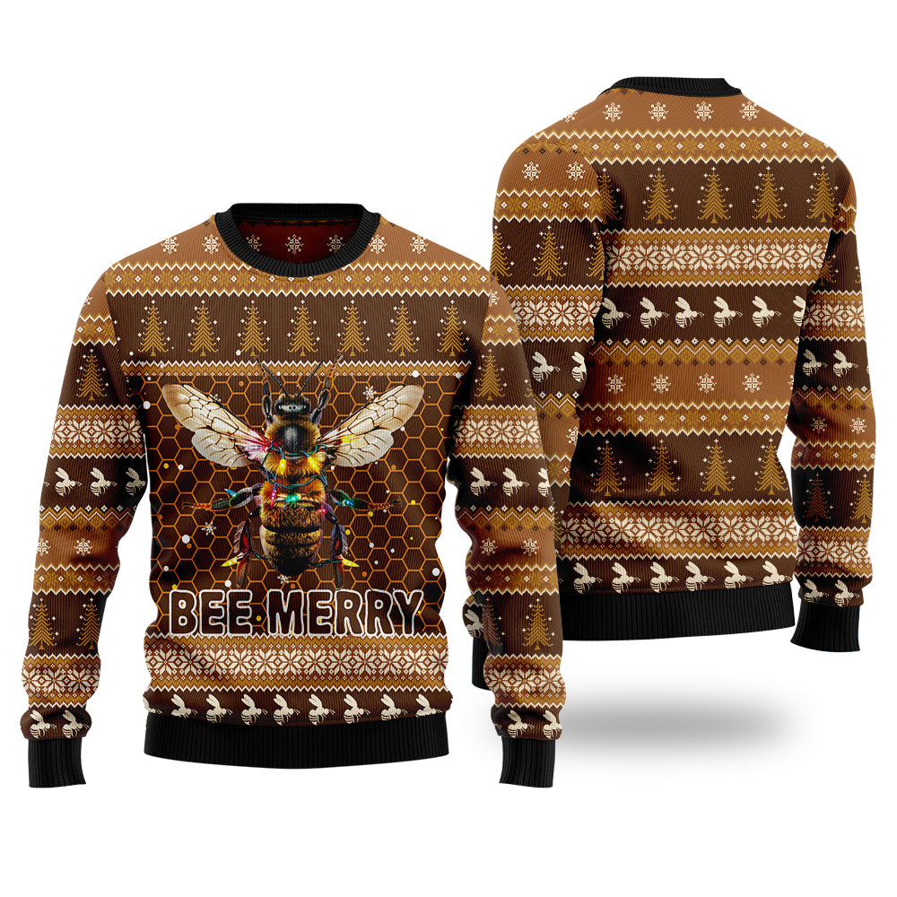 Bee Merry Ugly Christmas Sweater