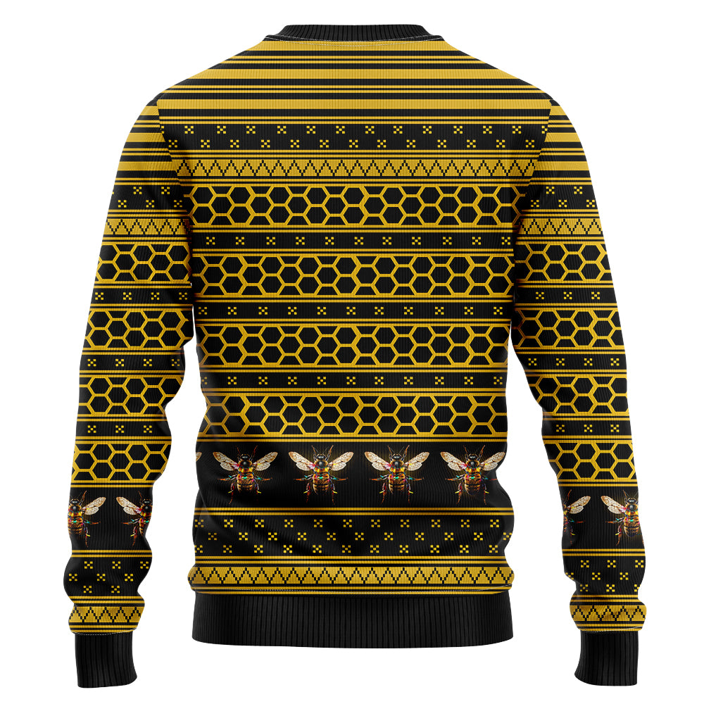 Festive Christmas Honeybee Ugly Sweater