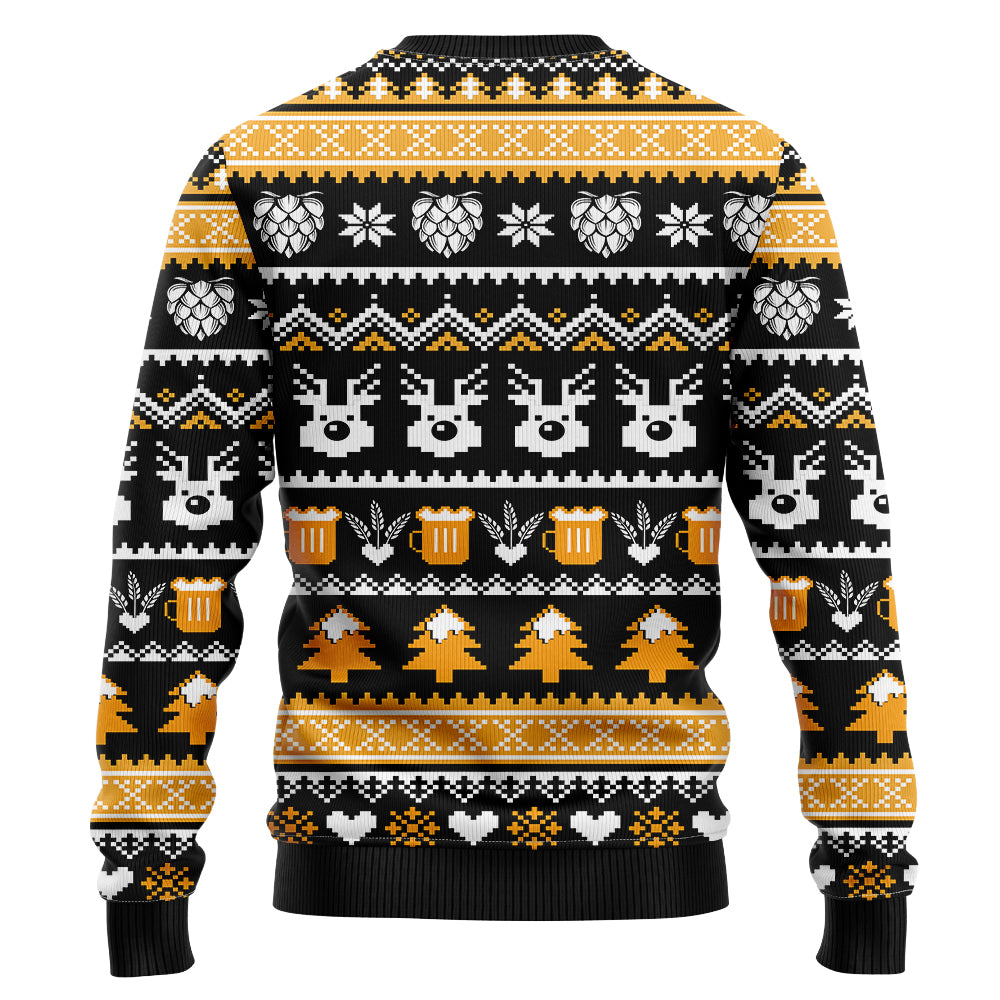 It's The Most Wonderful Time For A Beer" Funny Ugly Christmas Sweater
