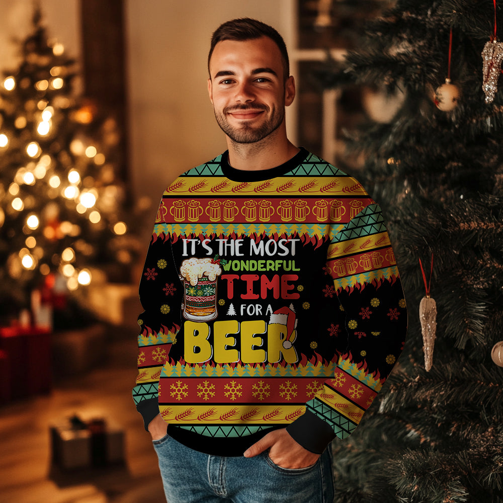 Funny Beer Ugly Christmas Sweater