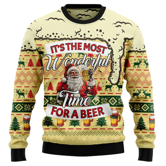 It's the Most Wonderful Time for a Beer Ugly Christmas Sweater