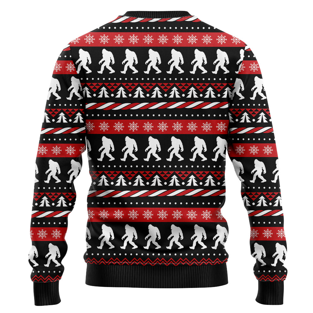 Bigfoot Suit & Tie Ugly Christmas Sweater
