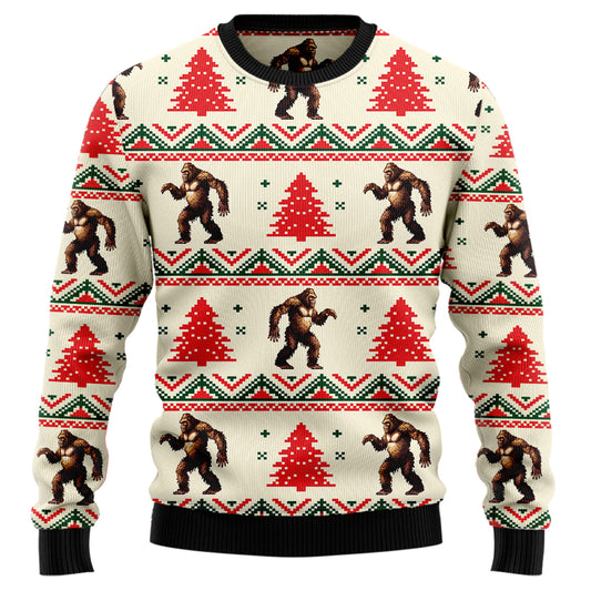Bigfoot Ugly Christmas Sweater