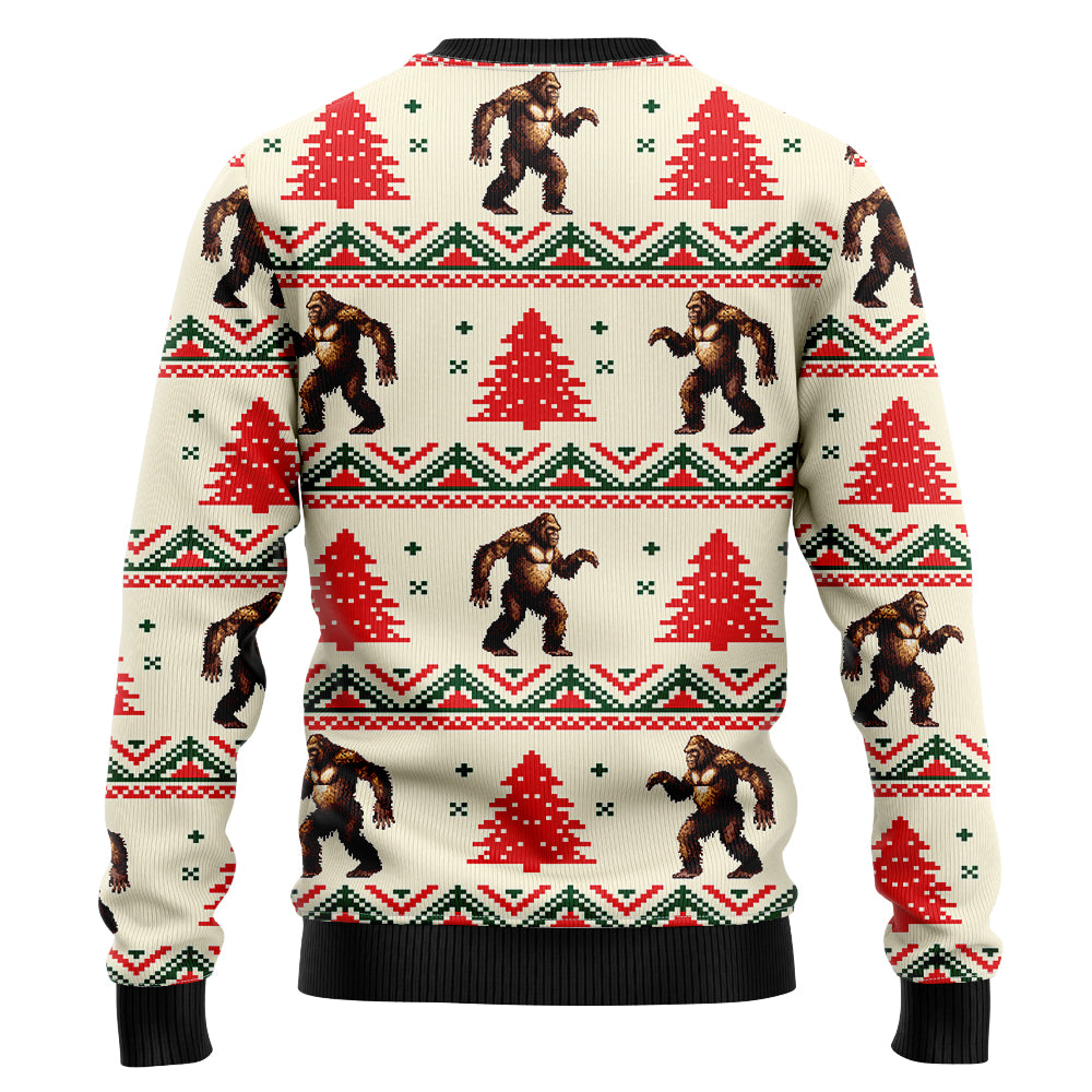 Bigfoot Ugly Christmas Sweater