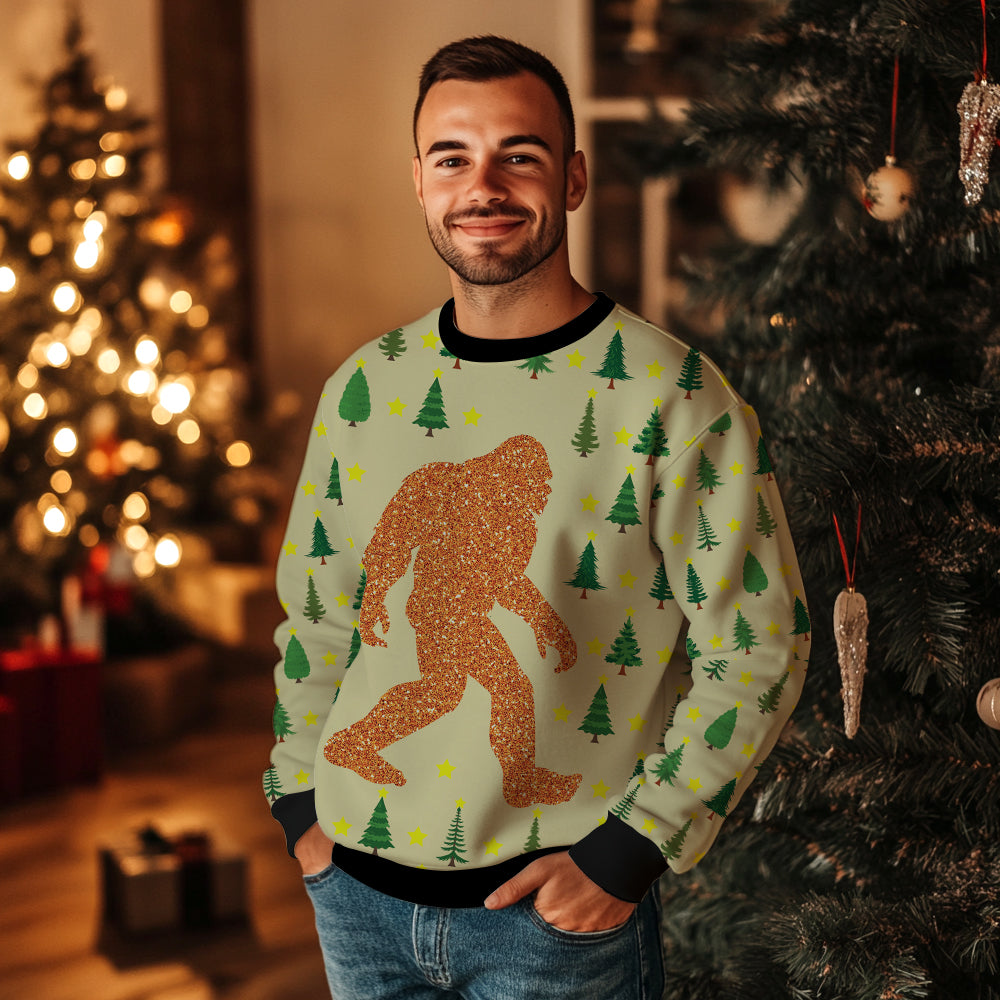 Sasquatch Ugly Christmas Sweater