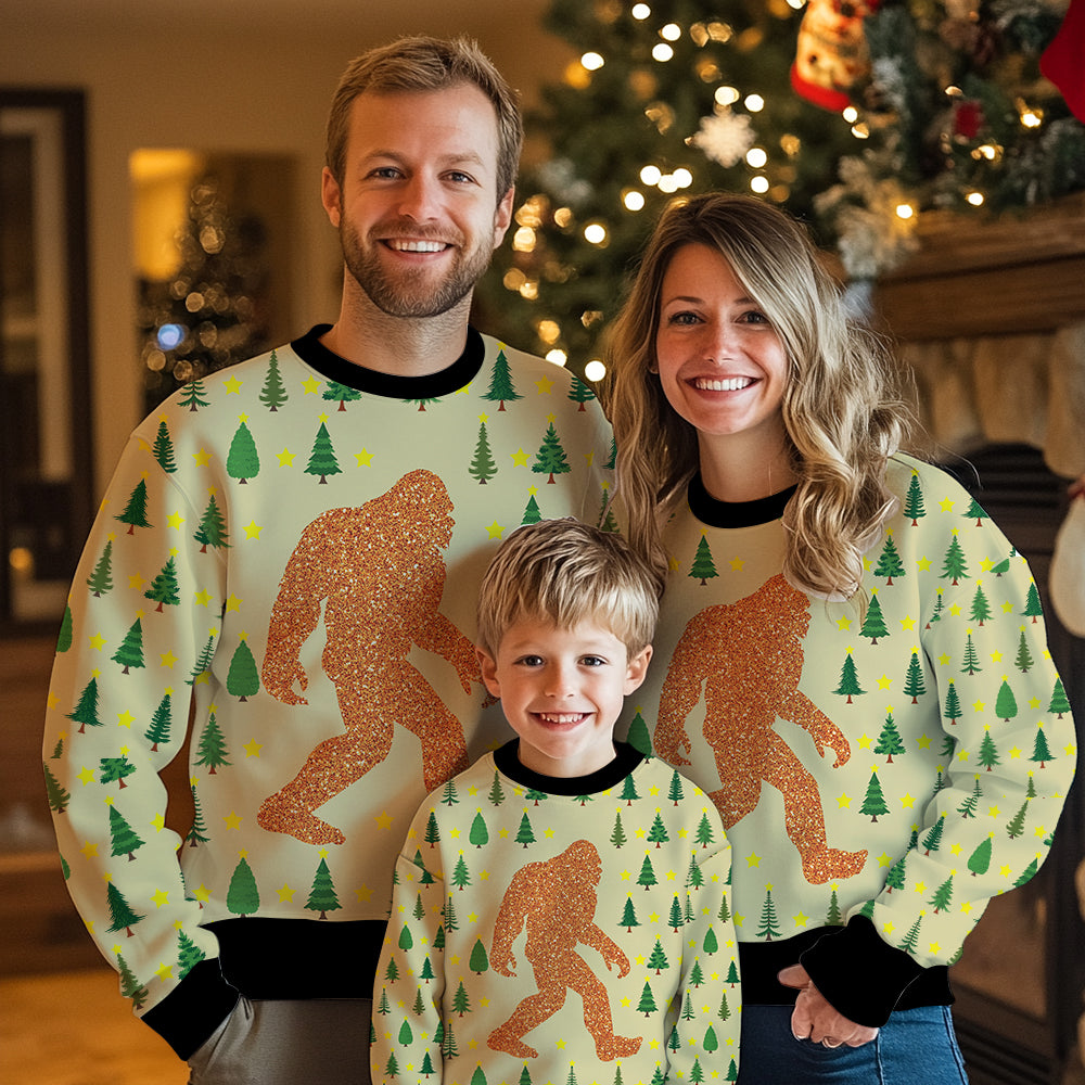 Sasquatch Ugly Christmas Sweater