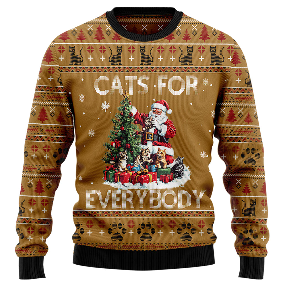 Cats For Everybody Ugly Christmas Sweater