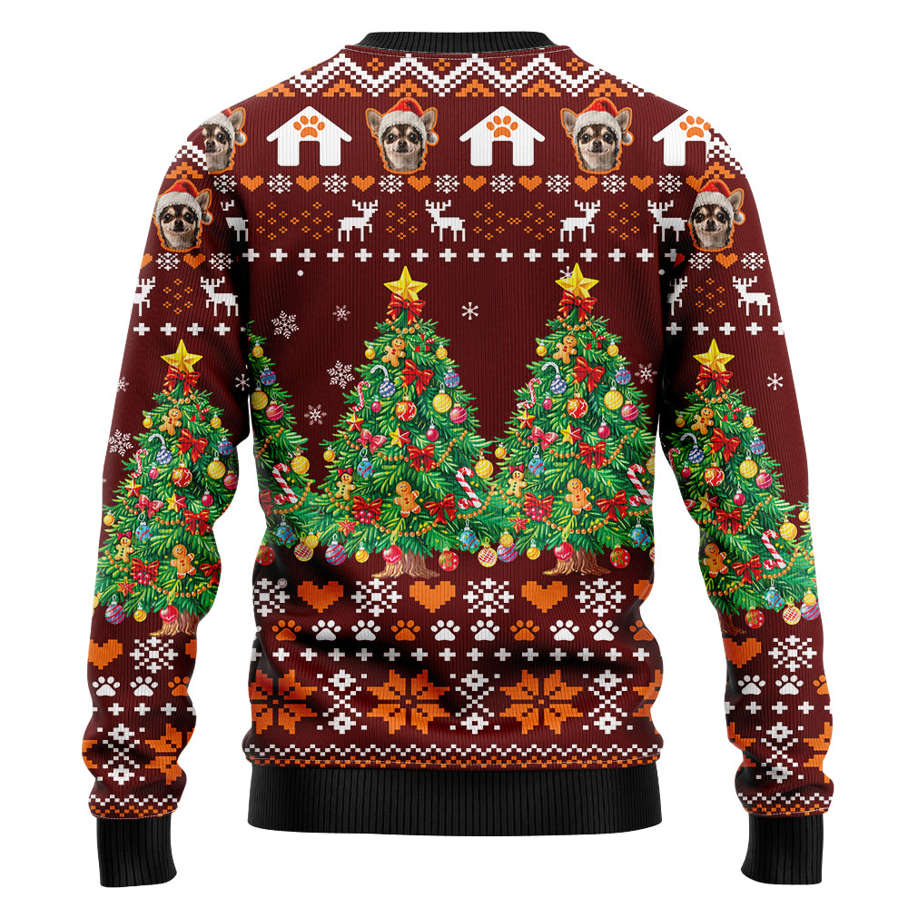 Chihuahua Christmas Tree Ugly Christmas Sweater