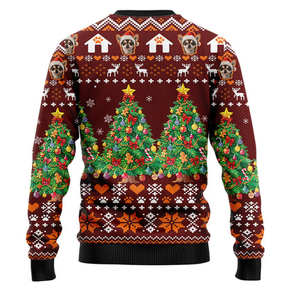 Chihuahua Christmas Tree Ugly Christmas Sweater