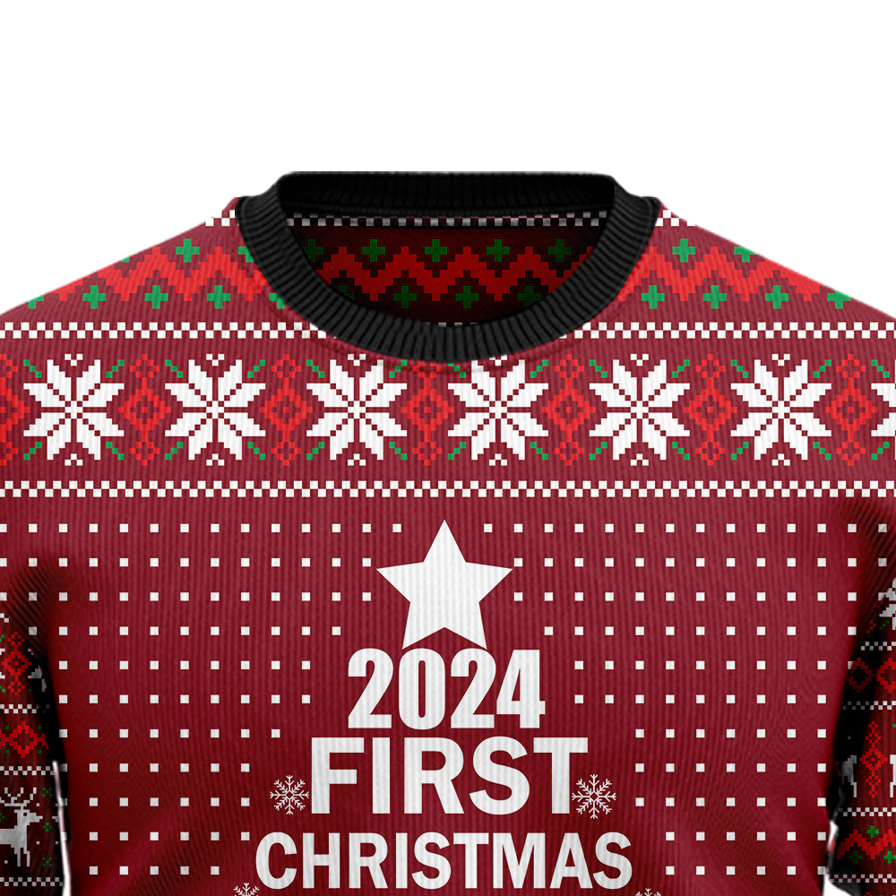 First Christmas With My Hot New Fiancée Ugly Christmas Sweater