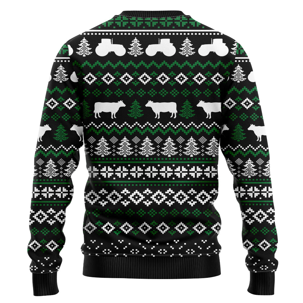 "Don't Be A Salty Heifer" Cow Ugly Christmas Sweater