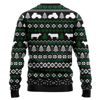 "Don't Be A Salty Heifer" Cow Ugly Christmas Sweater
