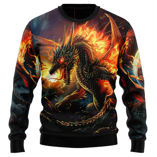Fantasy Dragon Ugly Christmas Sweater