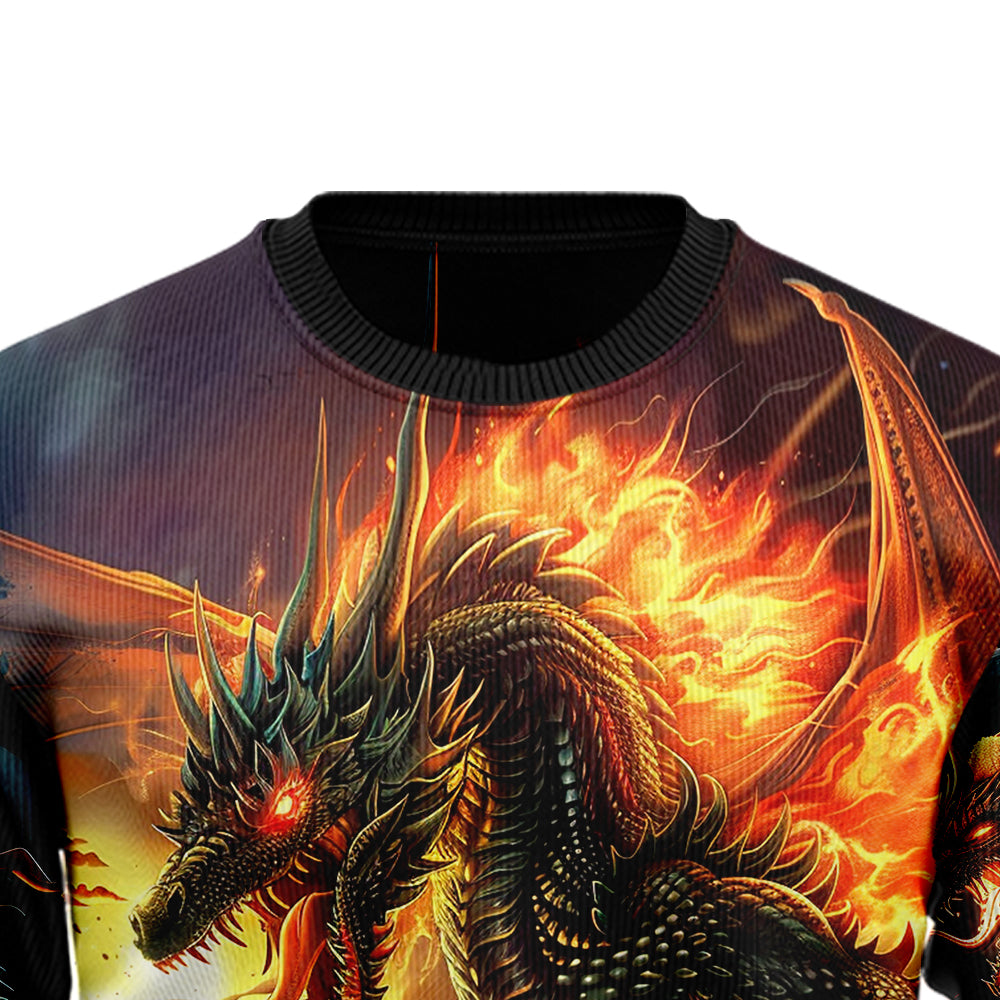 Fantasy Dragon Ugly Christmas Sweater