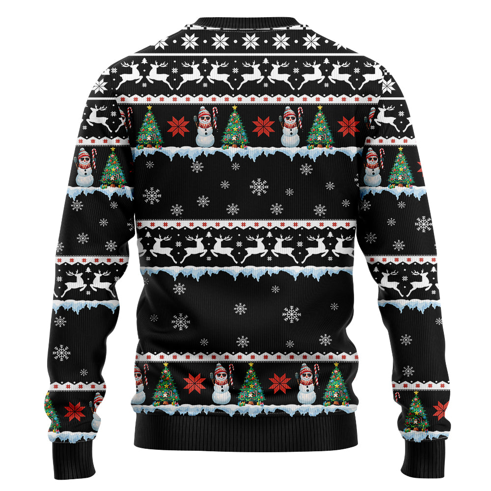 Festive Drummer Santa Ugly Christmas Sweater