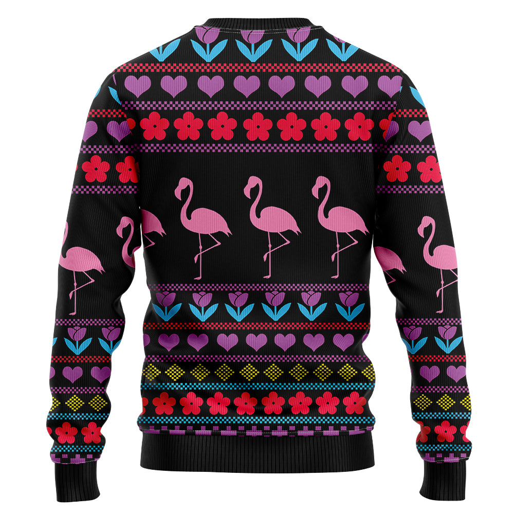 I'm Dreaming Of A Pink Christmas Flamingo Ugly Christmas Sweater