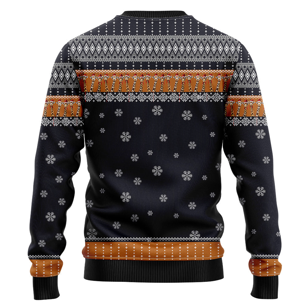 Festive Giraffes Ugly Christmas Sweater