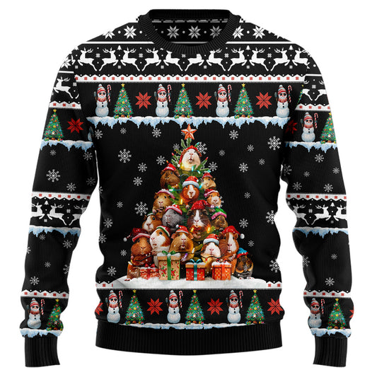 Cute Guinea Pig Christmas Tree Ugly Sweater