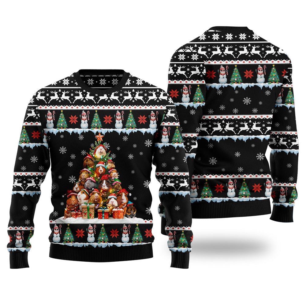 Cute Guinea Pig Christmas Tree Ugly Sweater