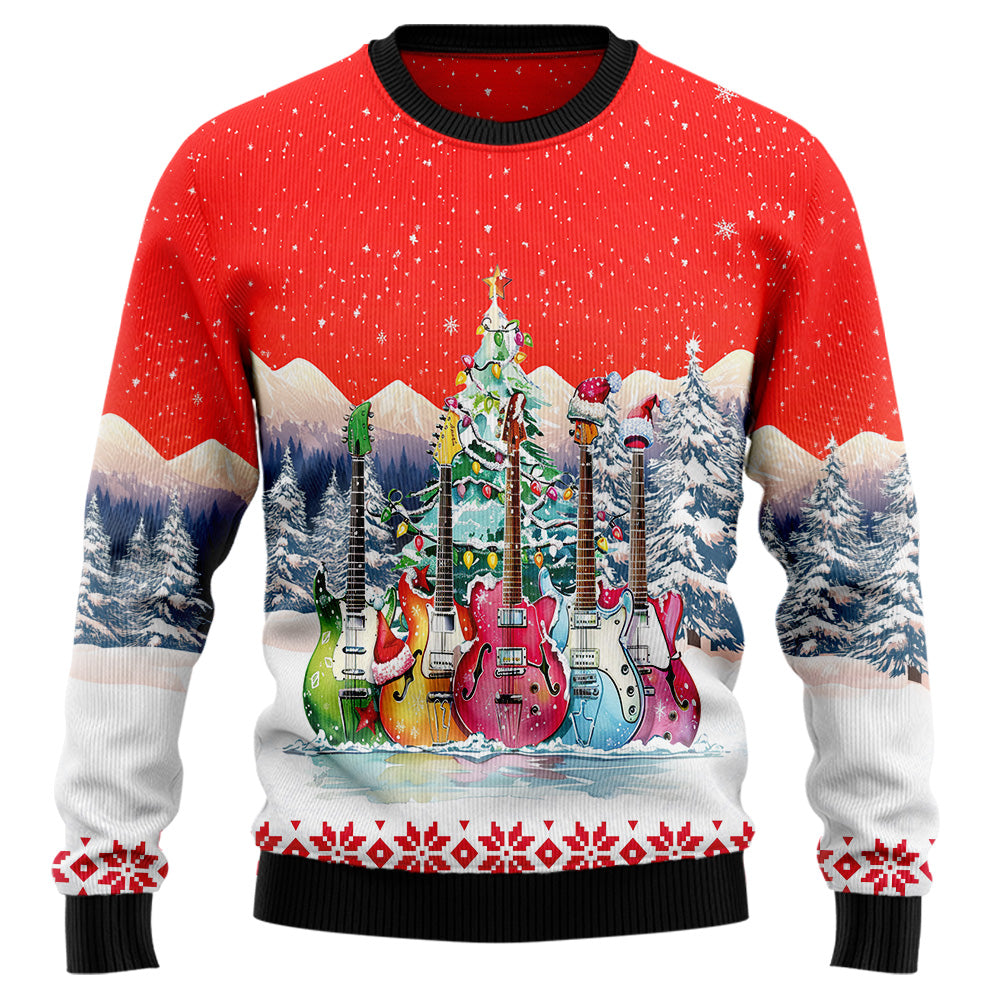 Guitar Ugly Christmas Sweater