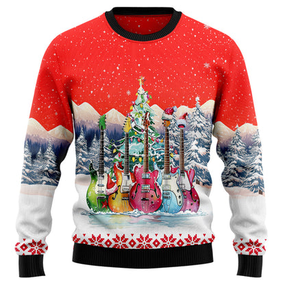 Guitar Ugly Christmas Sweater