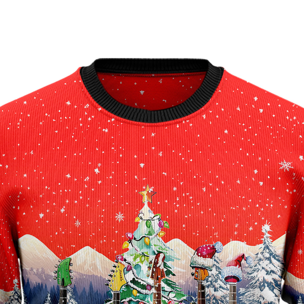 Guitar Ugly Christmas Sweater