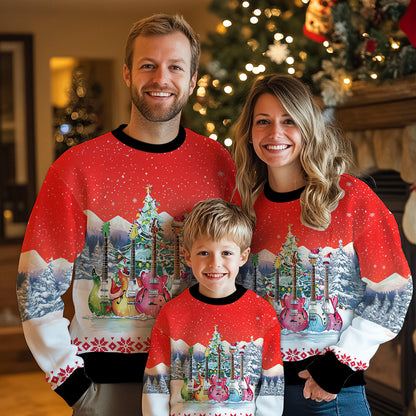 Guitar Ugly Christmas Sweater