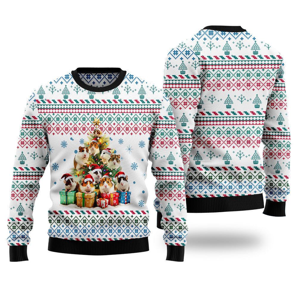 Hamster Christmas Tree Ugly Christmas Sweater