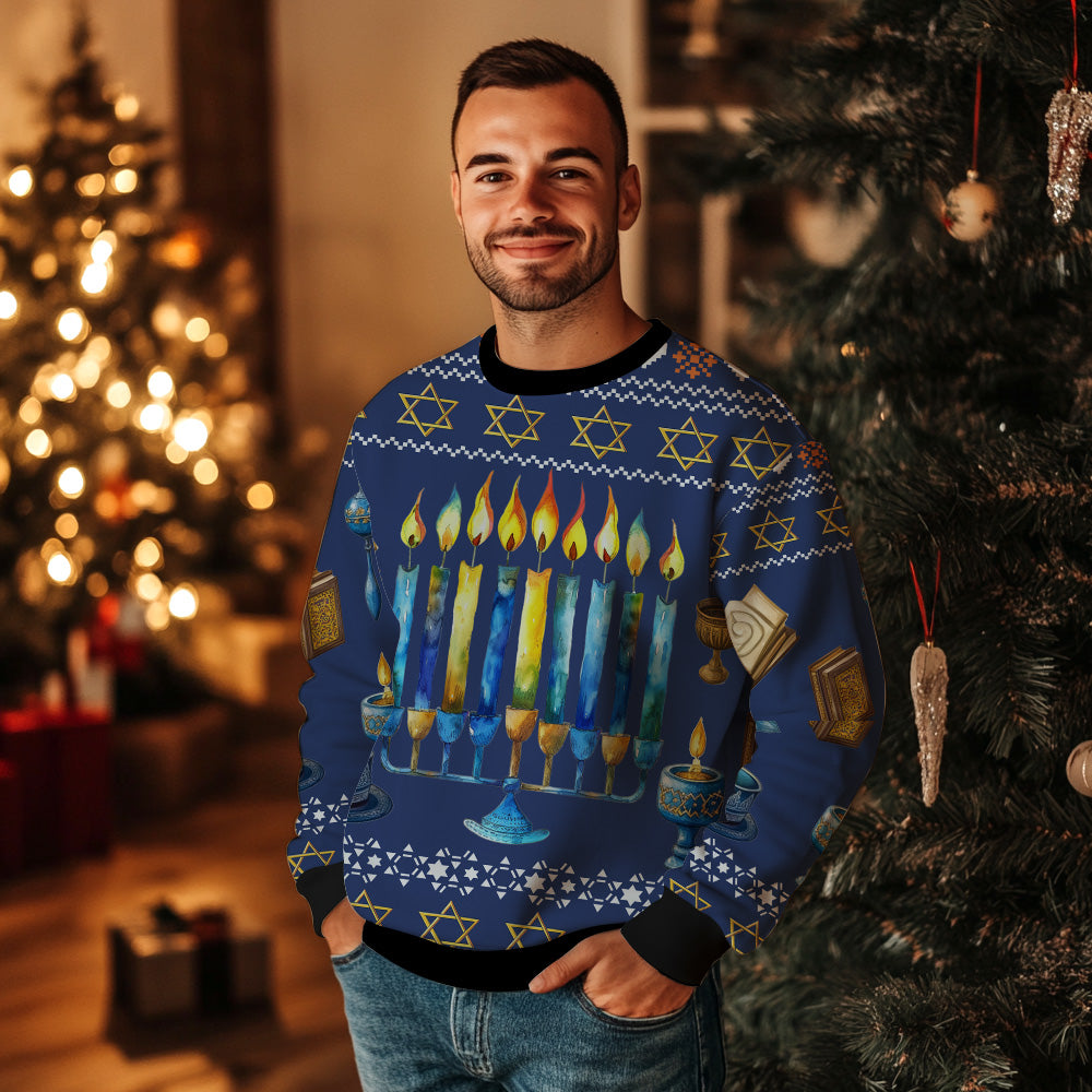 Hanukkah Ugly Christmas Sweater