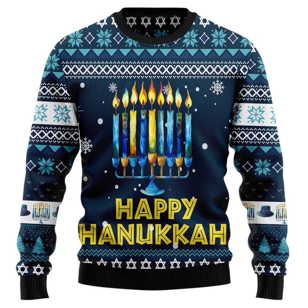 Happy Hanukkah Jewish Ugly Sweater