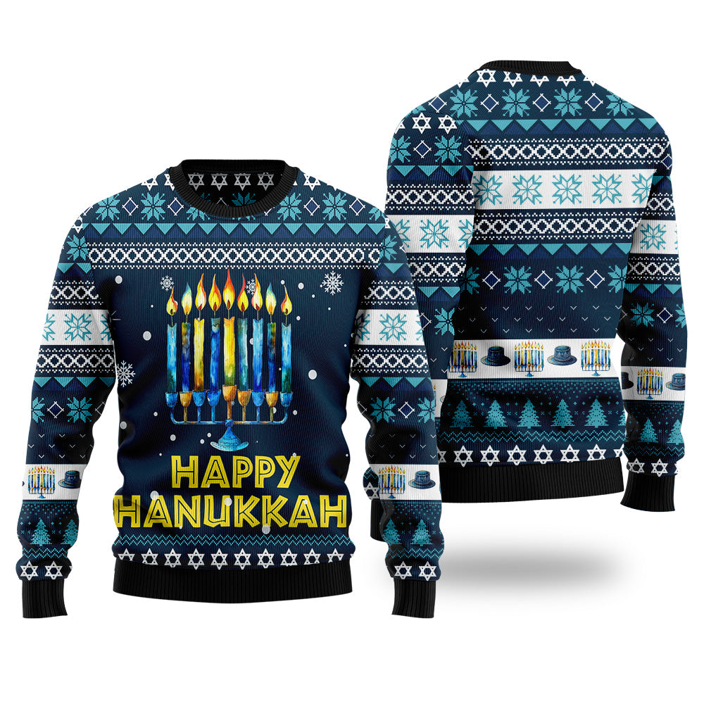 Happy Hanukkah Jewish Ugly Sweater