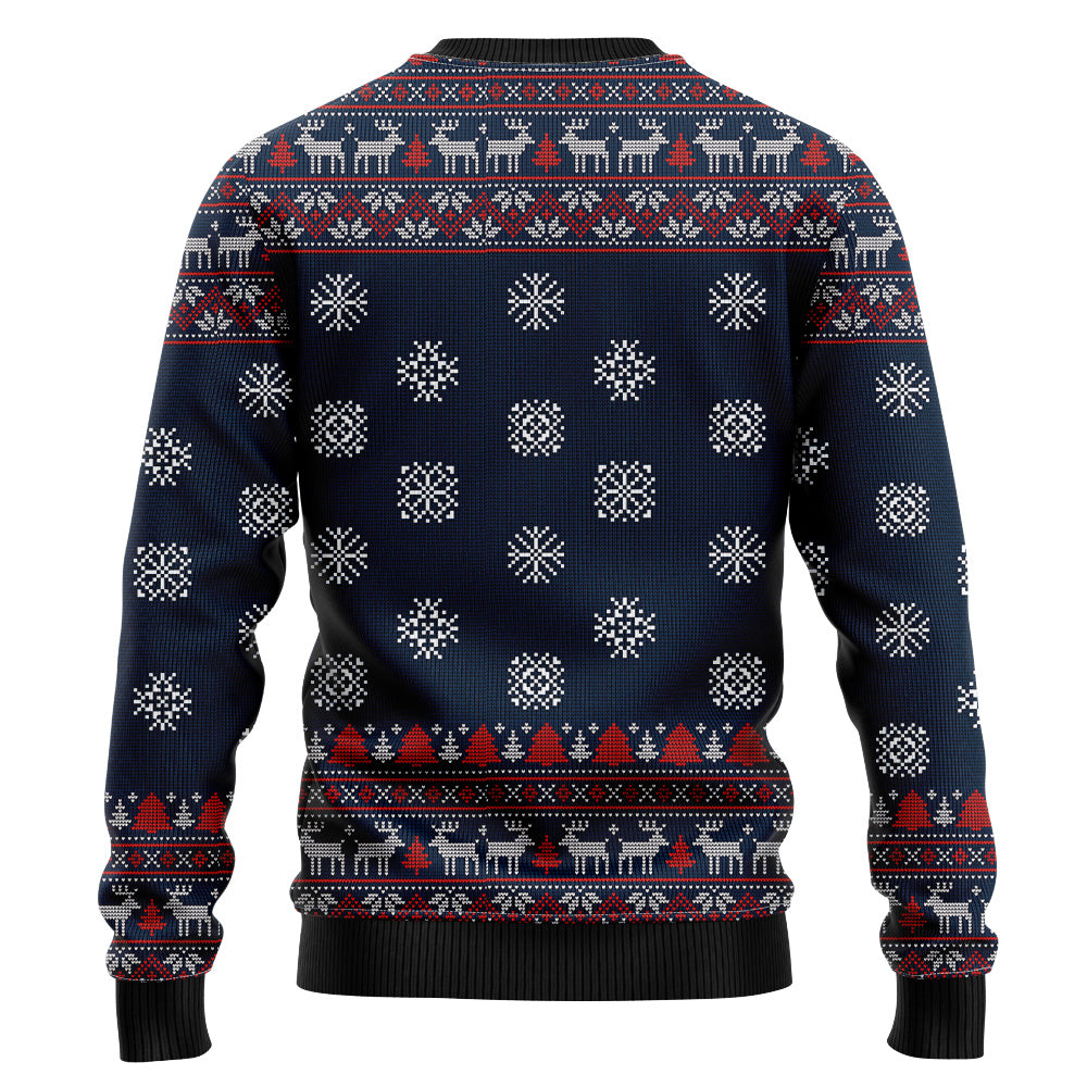 Festive Hippo Ugly Christmas Sweater