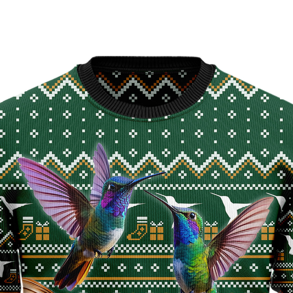 Hummingbird Ugly Christmas Sweater