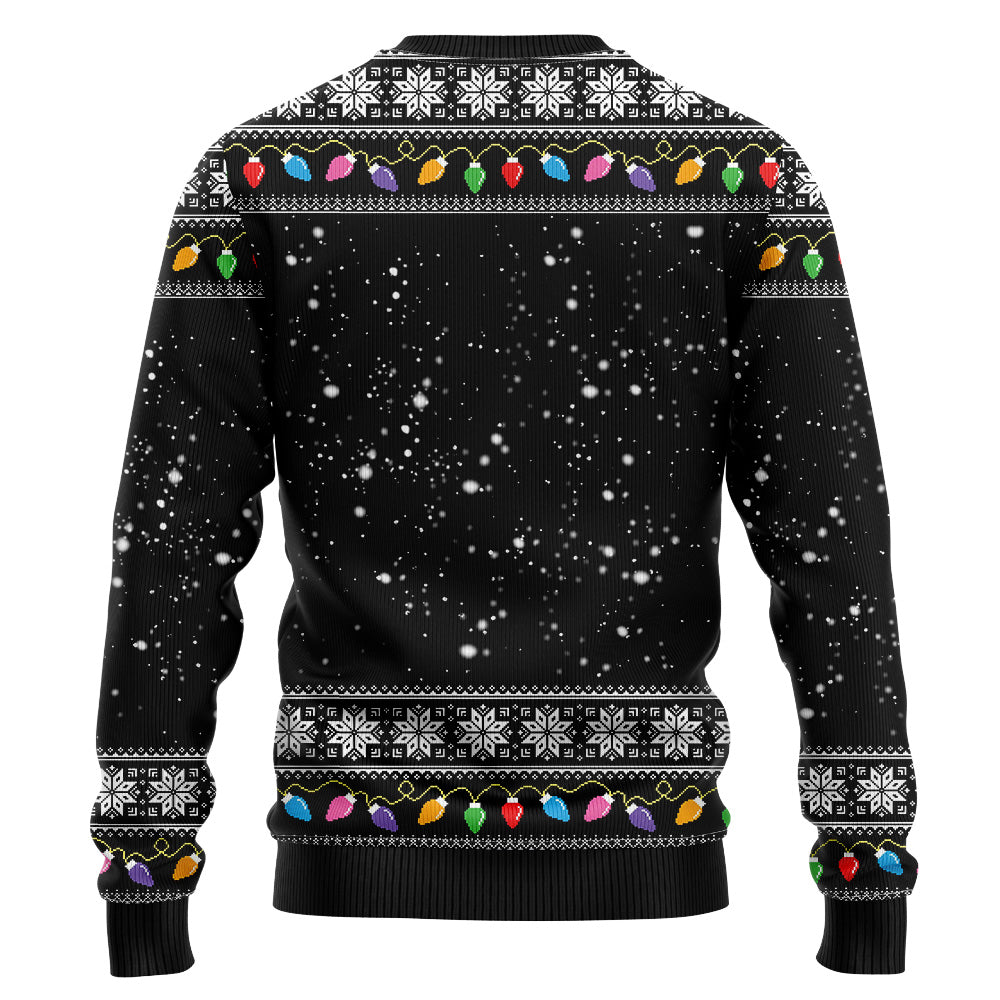 Santa Sleigh Siberian Husky Ugly Christmas Sweater