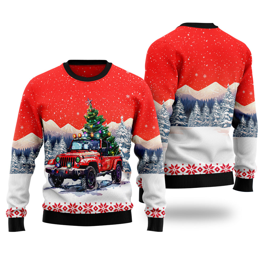 Jeep Ugly Christmas Sweater